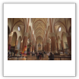 Bologna interno della Basilica di San Petronio